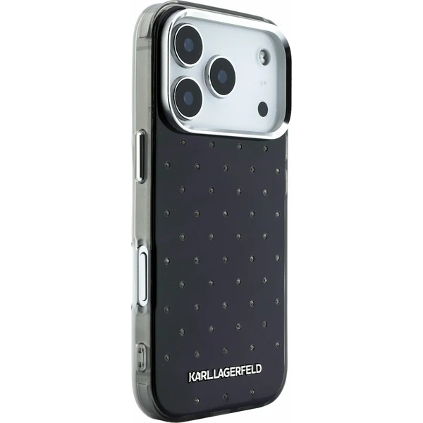 Karl Lagerfeld IML Rhinestones Allover Magsafe kryt iPhone 18 Pro Max černý - Pouzdra - Obrázek cac4d23119d044a89650d8cca46c4adc