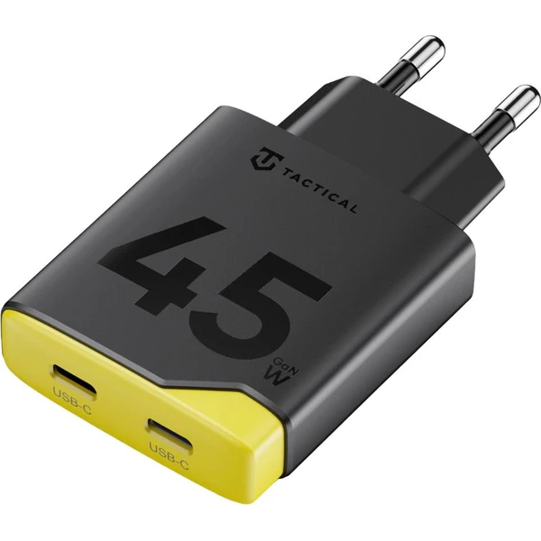 Tactical Minimi GaN 45W nabíjecí adaptér (2xUSB-C) černý - Nabíječky - Obrázek cb18089a86bf453ba16bfcdb23f486b2