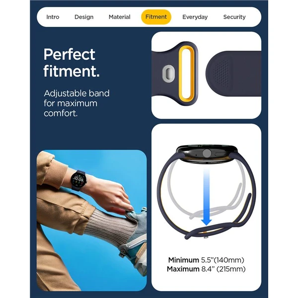 Spigen Nano Pop Band řemínek Google Pixel Watch 4/3/2/1 (41mm) námořně modrý - Řemínky - Obrázek cb2a68b8697542a2926d249f6b3f16ea