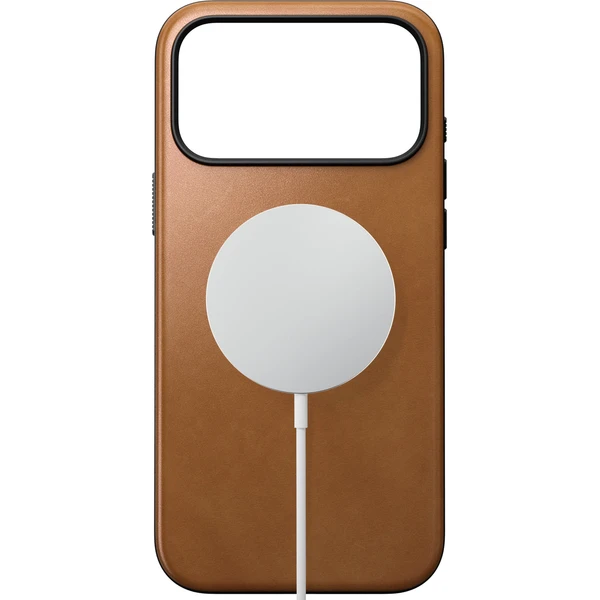 Nomad Modern Leather MagSafe kožený kryt iPhone 18 Pro Max English Tan - Pouzdra - Obrázek cb3390c98fdf404fb286b0c4e2a3416b