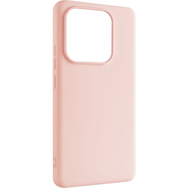 FIXED Story silikonový kryt Xiaomi Redmi Note 14 5G růžový
