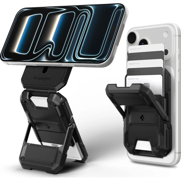Spigen Tough Armor Pro Wallet MagSafe peněženka pro 5 karet černá - Peněženky - Obrázek cbb1af2b2d84417e839c794c3f1c9a04