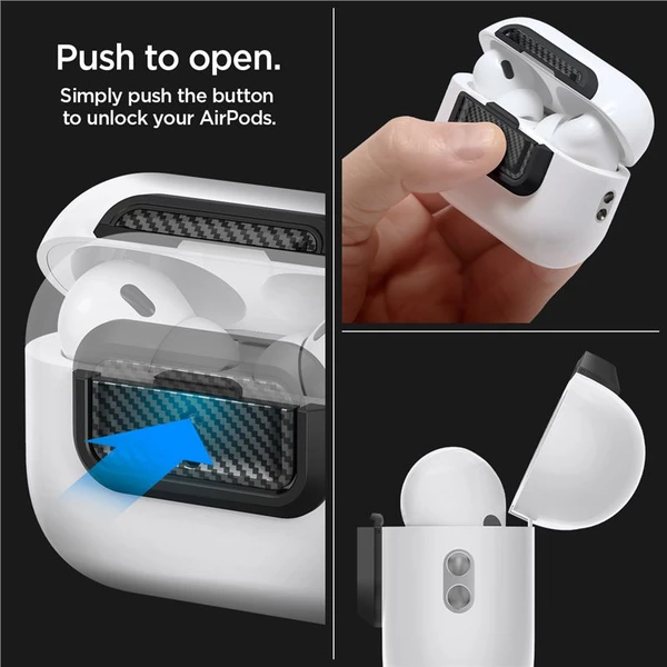 Spigen Lock Fit M pouzdro AirPods Pro (2nd/1st Gen) karbon - Pouzdra - Obrázek cbb1b2798eef40bd984882e5a40fe2c3