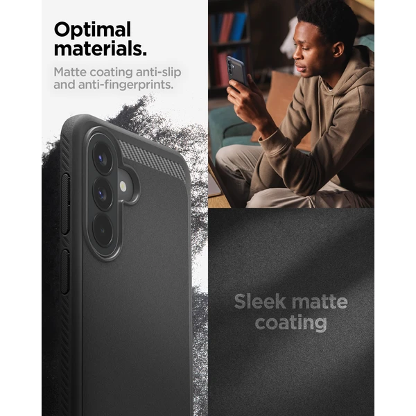 Spigen Rugged Armor kryt Samsung Galaxy A57 5G matte black - Pouzdra - Obrázek cbe05090a3514f20b409ec28025966cf
