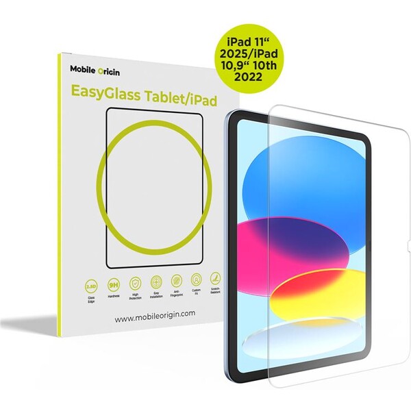 Mobile Origin EasyGlass tvrzené sklo iPad 11" 2025/iPad 10,9" 10th 2022