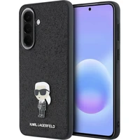 Karl Lagerfeld Fixed Glitter Metal Ikonik kryt Samsung Galaxy A57 černý - Pouzdra