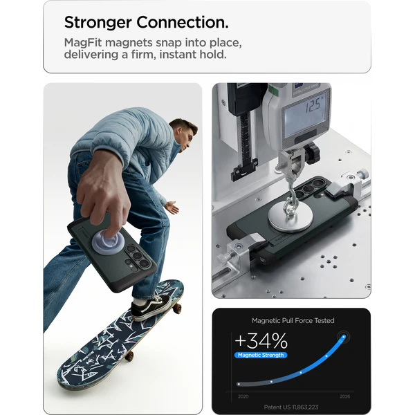 Spigen Tough Armor MagSafe kryt Samsung Galaxy S26 Ultra zelený - Pouzdra - Obrázek cc010a5992e1426c8739badc257e8836
