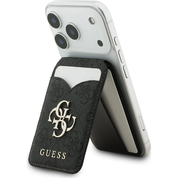 Guess PU 4G Mirror MagSafe Cardslot peněženka se stojánkem černá - Peněženky - Obrázek cc1c393bdc9940ff8a183aa0fab80605