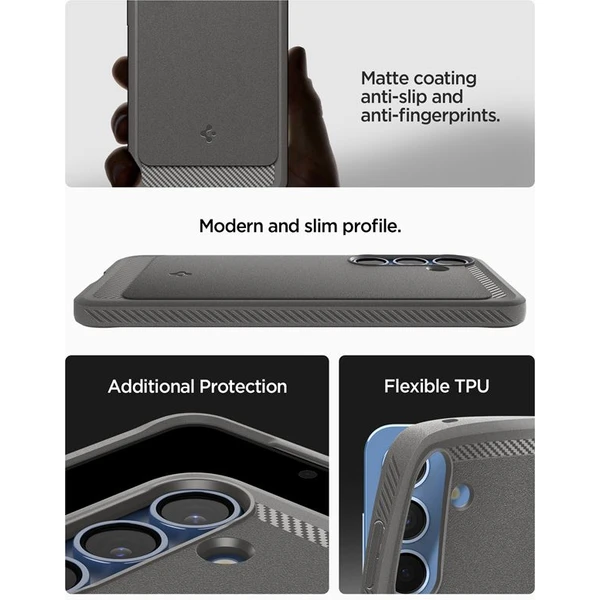Spigen Rugged Armor MagSafe kryt Samsung Galaxy S25 šedý - Pouzdra - Obrázek cc2012a2e51a47679386efba8b738d45
