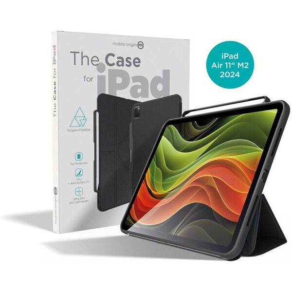 Mobile Origin The Case pouzdro iPad Air 11" M2 (2024) černé