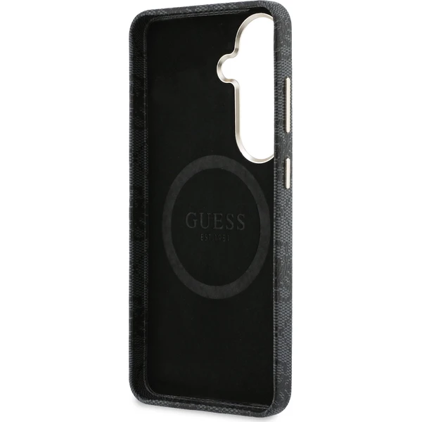 Guess PU Leather 4G Strass Triangle Logo Gold Frame Magnetic kryt Samsung Galaxy S26 černý - Pouzdra - Obrázek cc2ba1c62ce742658e98f404ab8d42db