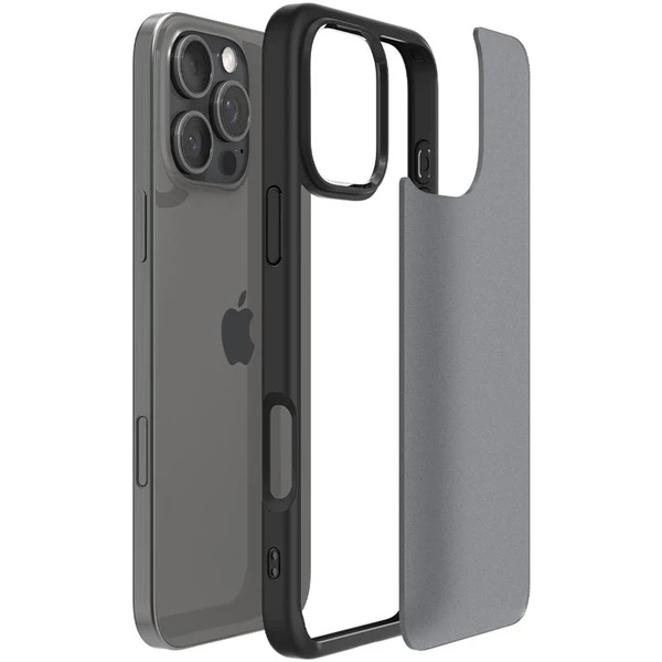 Spigen Ultra Hybrid kryt iPhone 16 Pro frost black - Pouzdra - Obrázek cc36ec7d1f8b4cbdb01b09eb5effb18b