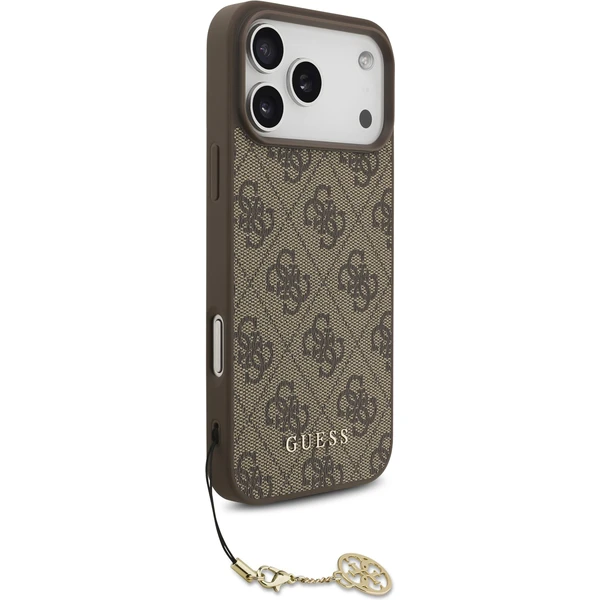Guess 4G Charm kryt iPhone 17 Pro Max hnědý - Pouzdra - Obrázek cc3723215ce64210a44b4f39a95d327c