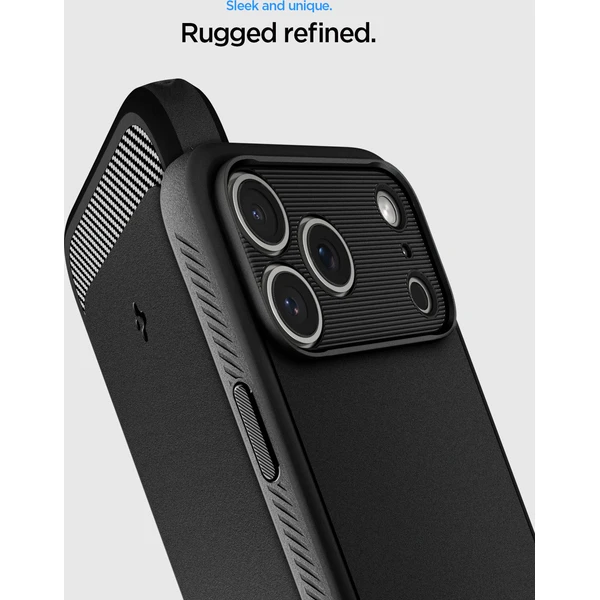 Spigen Rugged Armor MagSafe kryt iPhone 18 Pro/17 Pro matte black - Pouzdra - Obrázek cc53f5d5b8f84eb089b7c31384c0ce49