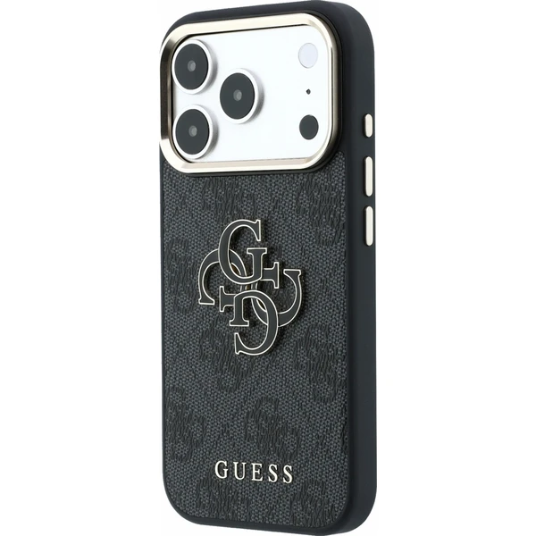 Guess PU 4G Resin Metal Logo kryt iPhone 18 Pro Max černý - Pouzdra - Obrázek cc76faf35e084fe98417bd5ca9956c45