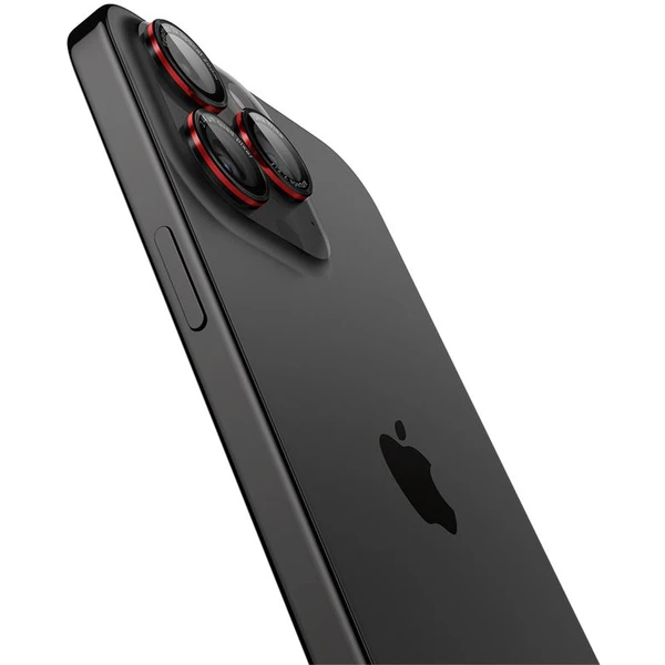 Spigen Glass tR EZ Fit Optik Pro skla iPhone 17-14 Pro/17-14 Pro Max black/red (2 ks) - Ochranné folie a skla - Obrázek cc96dee386944887af137d2c33aef071