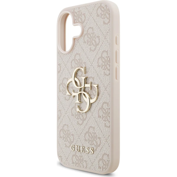 Guess PU 4G Metal Logo kryt iPhone 17 růžový - Pouzdra - Obrázek cca9eba6e4f34d5e85954c6992bc6fff