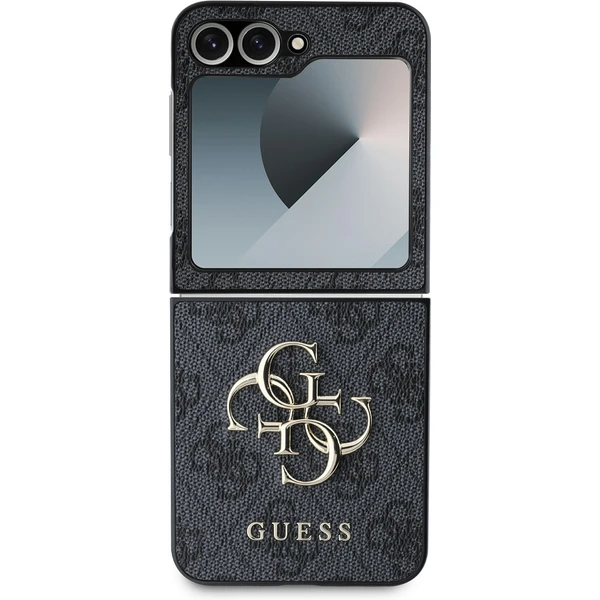 Guess PU 4G Metal Logo kryt Samsung Galaxy Z Flip 6 šedý - Pouzdra - Obrázek ccab4841cf25470e859d99184115d843