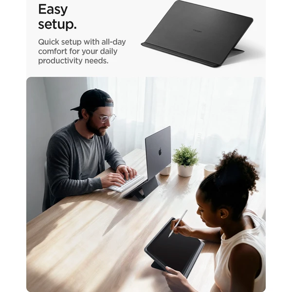 Spigen Slim Fold Laptop Stand LD201-S7 stojánek černý - Stojánky - Obrázek ccbb29ac42cc4f46820f3d483bf131d9