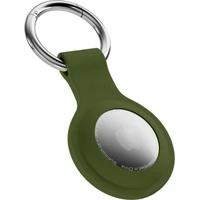 Epico silikonové pouzdro s plnou zadní stranou pro Apple AirTag khaki - Pouzdra