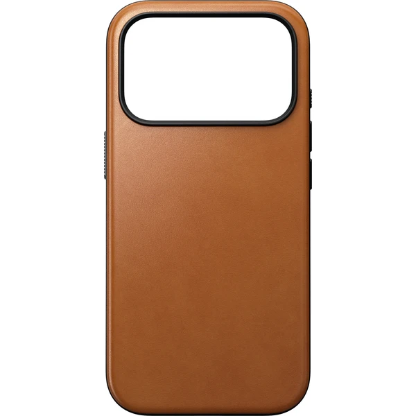 Nomad Modern Leather (Horween) MagSafe kožený kryt iPhone 17 Pro/18 Pro Saddle - Pouzdra - Obrázek cce3f890f14c479d8887d8413ab045f8