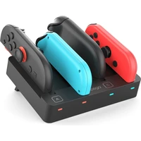 iPega SW2081 nabíjecí stanice pro JoyCon pro Nintendo Switch 1/2 černá - Nabíječky