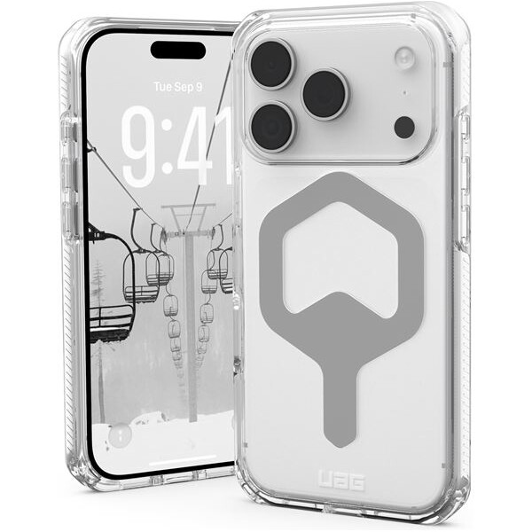 UAG Plyo Magsafe kryt iPhone 17 Pro čirý/stříbrný