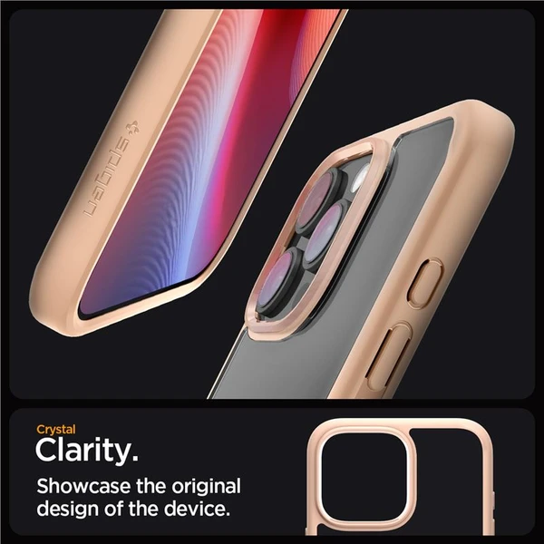 Spigen Ultra Hybrid kryt iPhone 16 Pro rose titanium - Pouzdra - Obrázek cd28784ce53a4d84beb2dcd52a819b5a