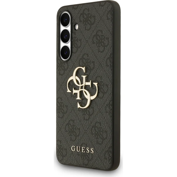 Guess PU 4G Metal Logo Zadní Kryt pro Samsung Galaxy S25 FE šedý - Pouzdra - Obrázek cd36ad1295604e5290f85e91044da1b2