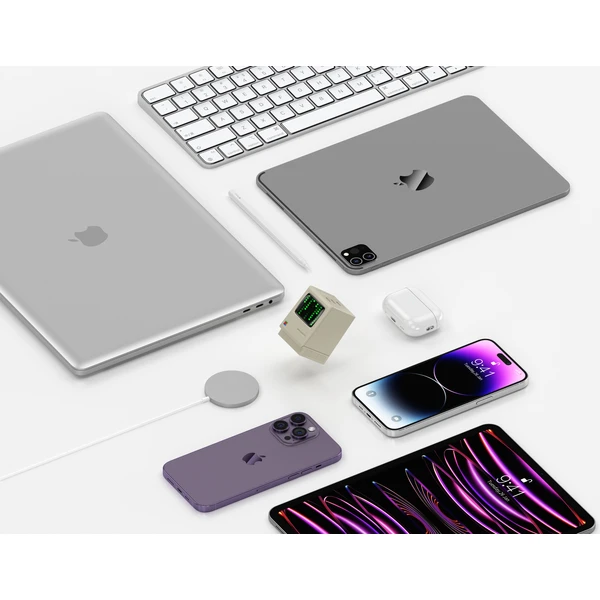 SHARGE Retro 67W USB-C GaN nabíječka (cestovní set) - Nabíječky - Obrázek cd4688166762408f9cd942b51becaad5