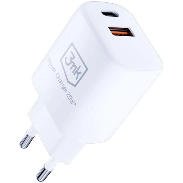 3mk Hyper Charger 20W síťová nabíječka bílá - Nabíječky - Obrázek cd48da827b1342be8f8aa8caef6c7ae0