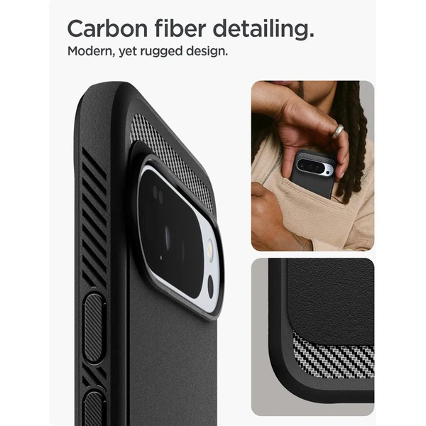 Spigen Rugged Armor MagSafe kryt Google Pixel 10 Pro XL matně černý - Pouzdra - Obrázek cd88567fc31b4933bd8f11afb42ae2ca