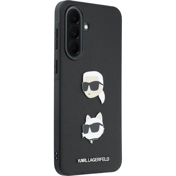 Karl Lagerfeld Liquid Silicone Metal Karl and Choupette kryt Samsung Galaxy A37 černý - Pouzdra - Obrázek cd91ddacba39491e91d7cac261ea319a