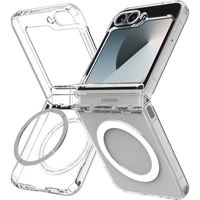 Spigen Ultra Hybrid Pro MagSafe kryt Samsung Galaxy Z Flip7 FE/Flip6 čirý/bílý - Pouzdra