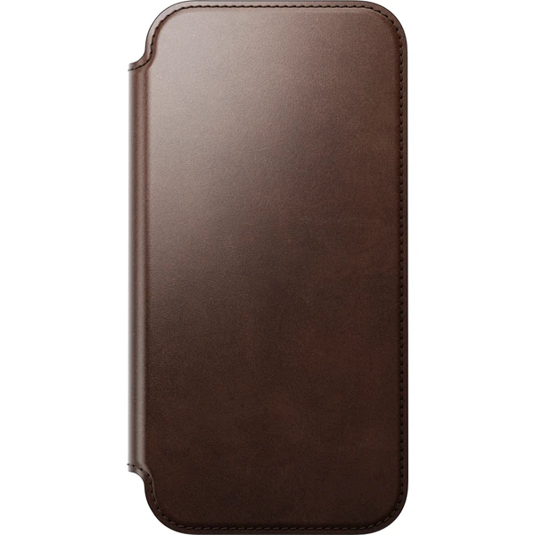 Nomad Modern Leather Folio (Horween) MagSafe kožené pouzdro iPhone 18 Pro Max Rustic Brown - Pouzdra - Obrázek cd9ce1ac5a3845189c482e8b8cc031c3