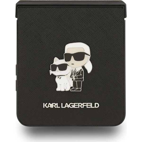 Karl Lagerfeld PU Saffiano Karl and Choupette kryt Samsung Galaxy Z Flip 7 černý - Pouzdra - Obrázek cda6319cd5574780b9e492dcc9427f08