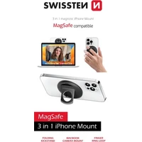 Swissten 3in1 MagStick držák pro iPhone (kompatibilní s MagSafe) - Držáky