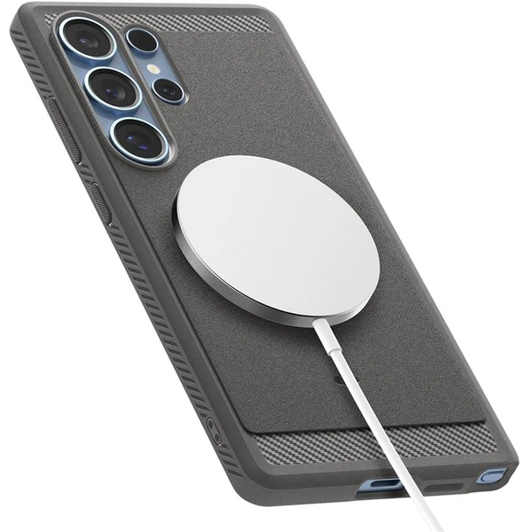 Spigen Rugged Armor MagSafe kryt Samsung Galaxy S25 Ultra šedý - Pouzdra - Obrázek cdbf6dc5c2004822b2982bc351b484e0