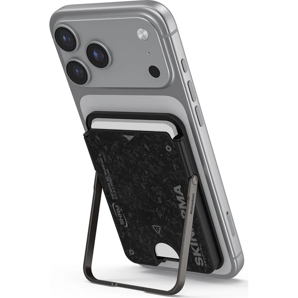 SKINARMA Vektor MagSafe Cardholder peněženka se stojánkem Onyx - Peněženky - Obrázek cdf0a46674364578a6ee19bb2937ef5f