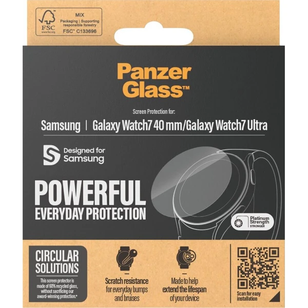 PanzerGlass® Samsung Galaxy Watch7/Watch8 (40 mm)/Watch Ultra - Ochranné folie a skla - Obrázek cdfdff22ee764e37b79cafbfdfa796e1