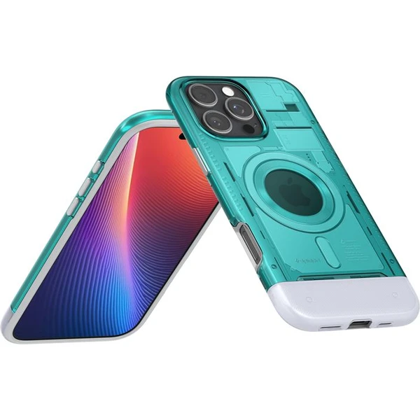 Spigen Classic C1 MagSafe kryt iPhone 16 Pro bondi blue - Pouzdra - Obrázek ce2ee6c5125546f389238e21ab5666a1