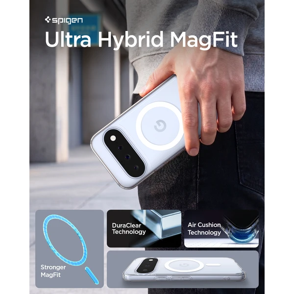 Spigen Ultra Hybrid MagSafe kryt Google Pixel 11 clear white - Pouzdra - Obrázek ce6e149775ce419e83d66b692123c445