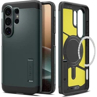 Spigen Tough Armor MagSafe kryt Samsung Galaxy S26 Ultra zelený - Pouzdra