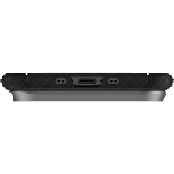 UNIQ Keva Edge MagClick MagSafe kryt iPhone Air Carbon Black - Pouzdra - Obrázek ce9500fd56674889aa3c93c76a15cfac