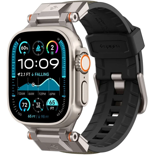 Spigen DuraPro Armor řemínek Apple Watch Ultra 49/46/45/44/42mm tmavě zelený - Řemínky - Obrázek cead2aee9de84bcfafd6c350c11590af