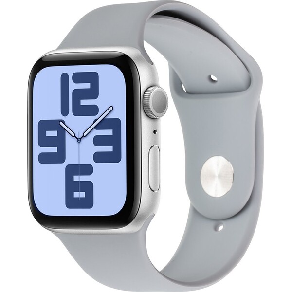 OBAL:ME Silikonový Řemínek pro Apple Watch 42-49mm (M-L) šedý
