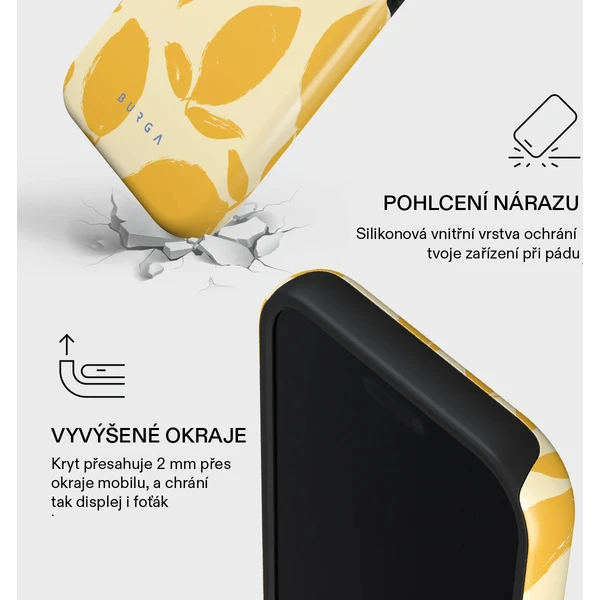 Burga Tough MagSafe kryt iPhone 17 Pro Lemon Tart - Pouzdra - Obrázek ceb17c6846924bb287d255f2ddf20a0c