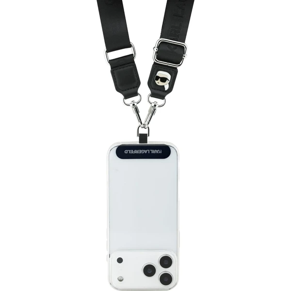 Karl Lagerfeld Universal Crossbody popruh Karl Patch černý - Popruhy a crossbody - Obrázek ceb7bc311c1944e38737d56f19a4f4bb