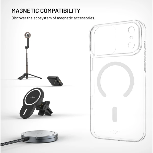 FIXED MagShell ultratenký kryt s MagSafe Apple iPhone 18 Pro Max čirý - Pouzdra - Obrázek cf2c70922b474fefbb4a7c09089245e7