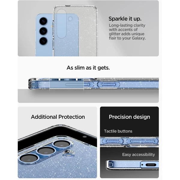 Spigen Liquid Crystal Glitter kryt Samsung Galaxy S25 třpytivý - Pouzdra - Obrázek cf3030976a834d758461074020844939